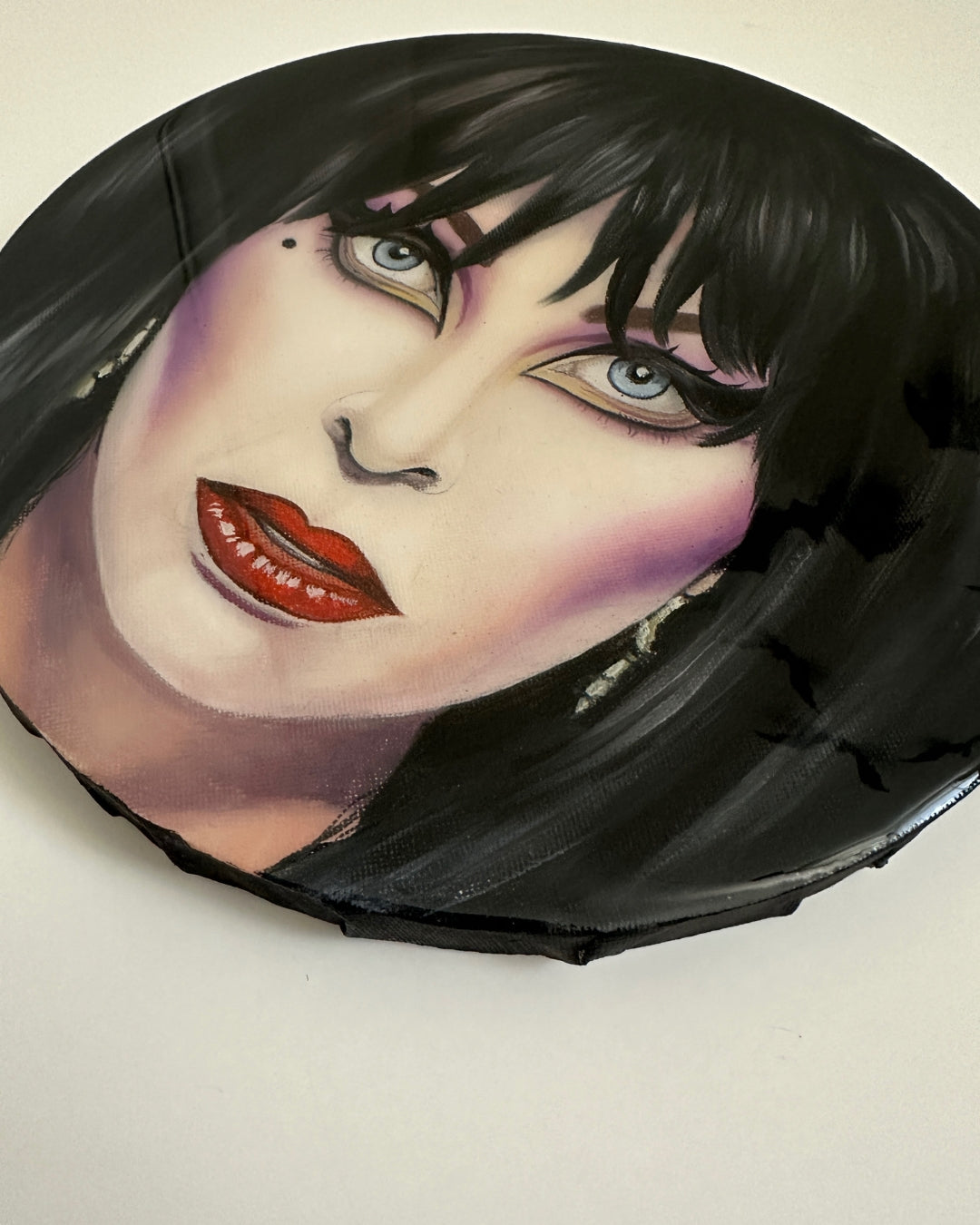 Elvira - Mistress Of The Dark Original Oil Painting