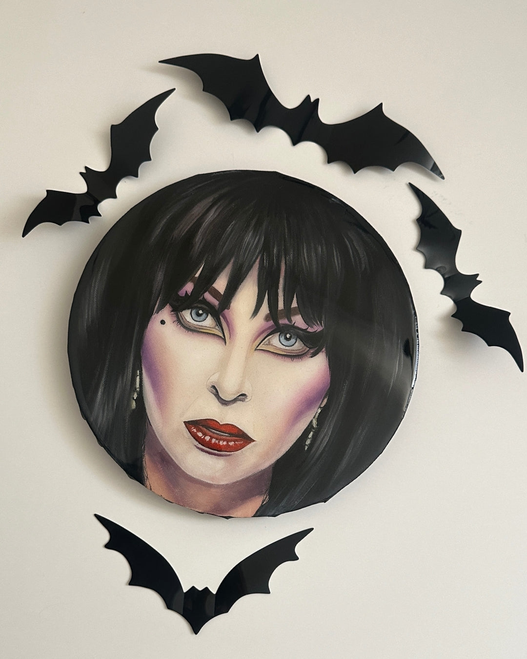 Elvira - Mistress Of The Dark Original Oil Painting