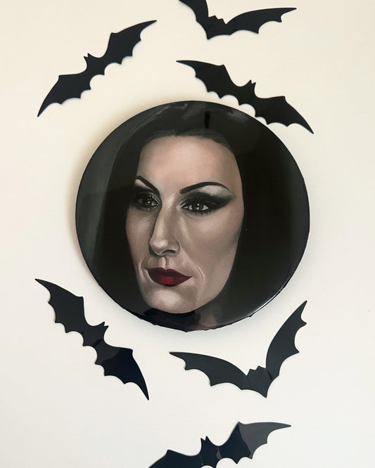 Morticia Addams Original Painting