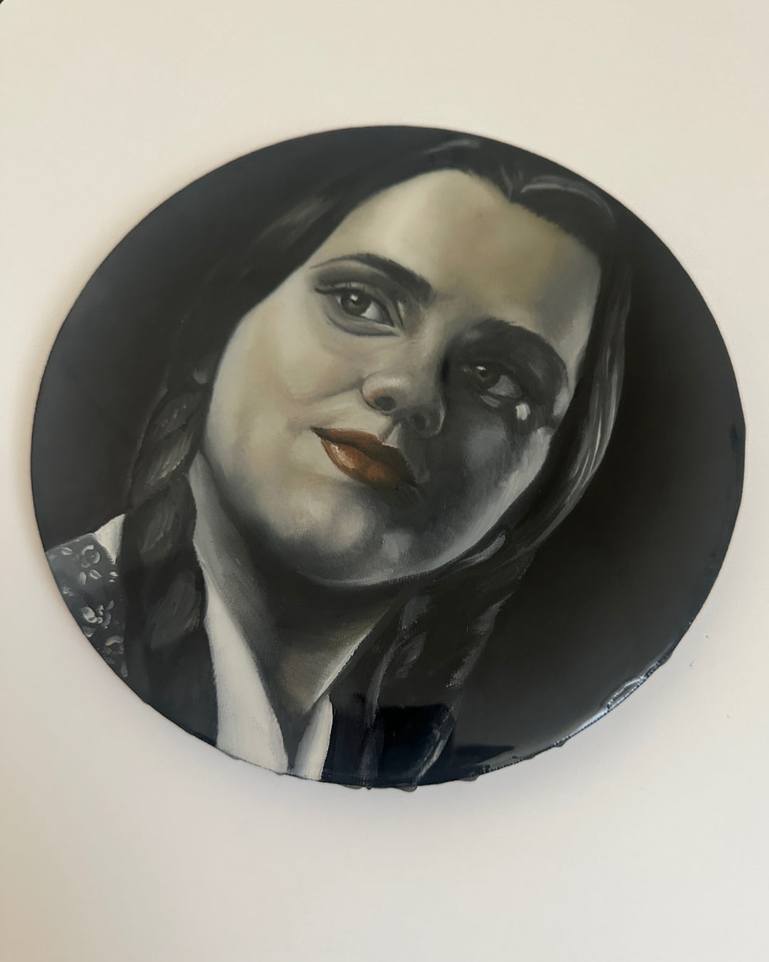 Wednesday Addams Original Painting