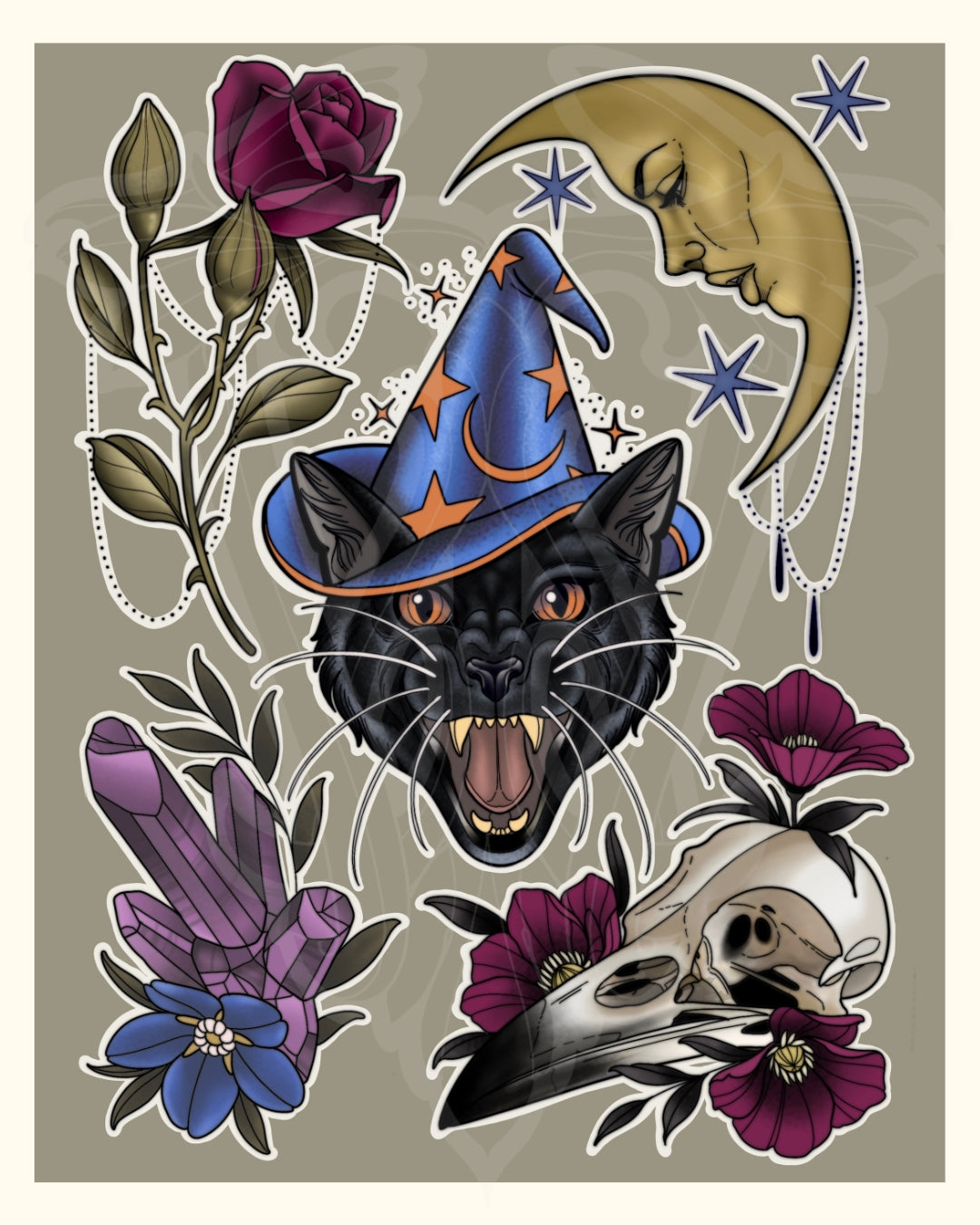 Whimsigoth Flash Print